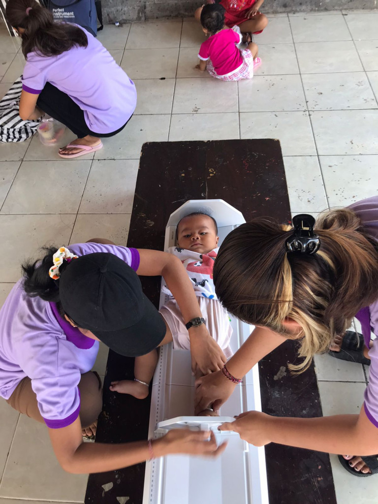 Pelaksanaan Posyandu Balita Banjar Karangenjung Shanti  - 12 April  2024